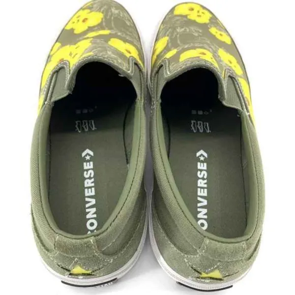 Converse Unisex One Star Paradise Slip-On Sneaker Field Surplus Green