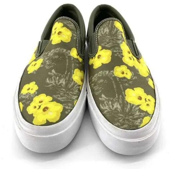 Converse Unisex One Star Paradise Slip-On Sneaker Field Surplus Green