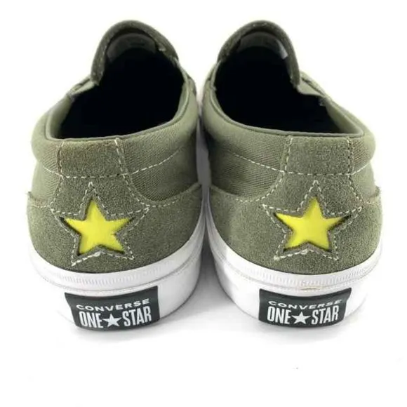 Converse Unisex One Star Paradise Slip-On Sneaker Field Surplus Green