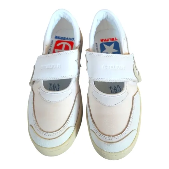 Converse x Telfar Pro Leather Slip-on Mary Jane White Parchment Sneakers