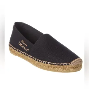COPY - $695 Saint Laurent Men's Black Espadrilles