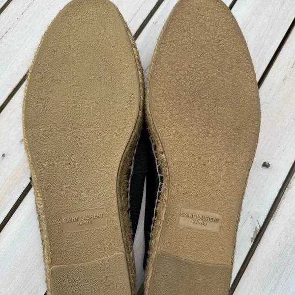 COPY - $695 Saint Laurent Men's Black Espadrilles