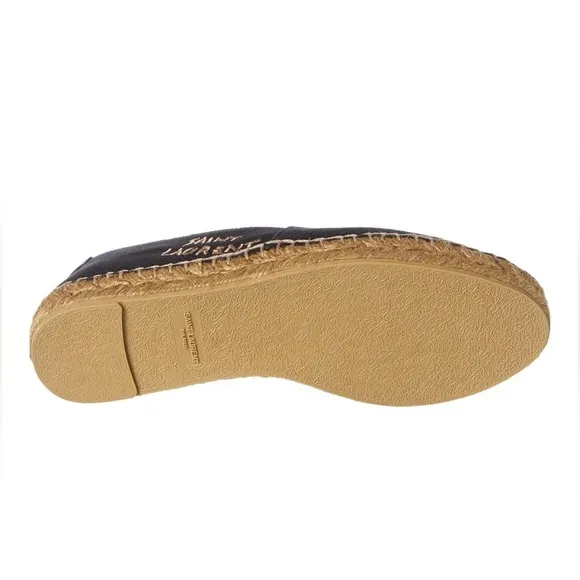 COPY - $695 Saint Laurent Men's Black Espadrilles