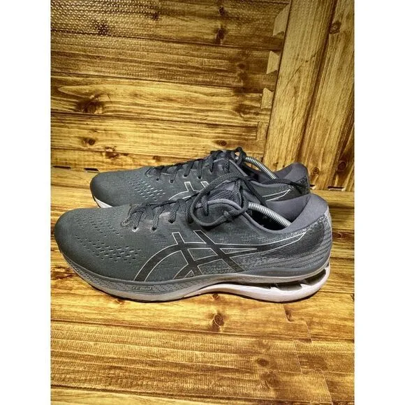 COPY - Asics Black White Gel Kayano Sneakers Men 12 Lace Up Mesh Upper Athle…