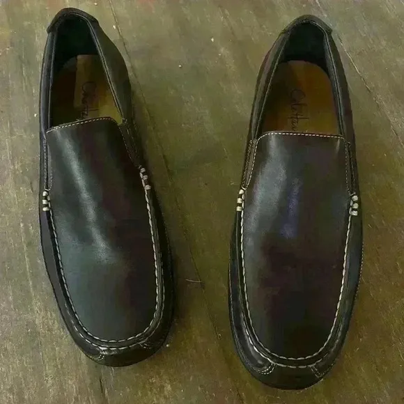COPY - COLE HAAN Brown Leather Loafers Mens Size 9W Excellent Condition and Qua…