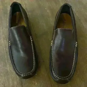 COPY - COLE HAAN Brown Leather Loafers Mens Size 9W Excellent Condition and Qua…