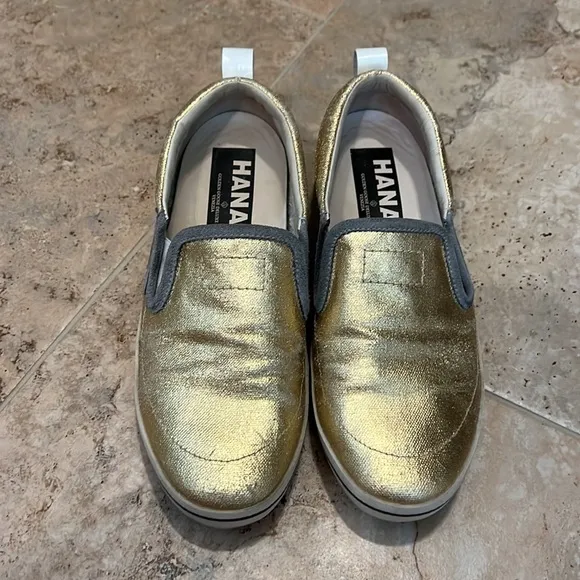 COPY - Golden Goose Hanami Leather Slip On Sneakers