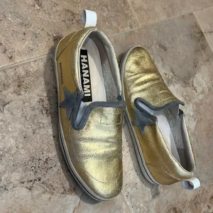 COPY - Golden Goose Hanami Leather Slip On Sneakers