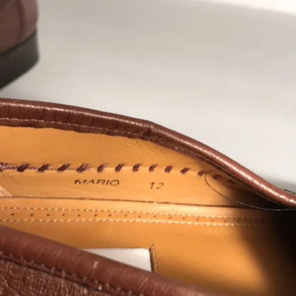 COPY - MEZLAN GENUINE OSTRICH &amp; DEER LEATHER LOAFERS