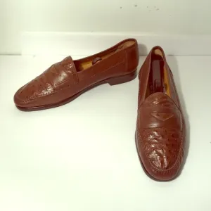 COPY - MEZLAN GENUINE OSTRICH &amp; DEER LEATHER LOAFERS