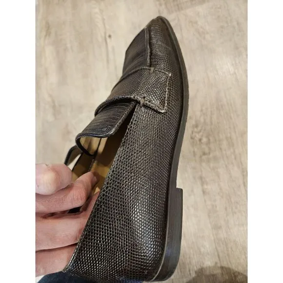 Cos brown‎ Leather slip Loafers US 7 EURO 38
