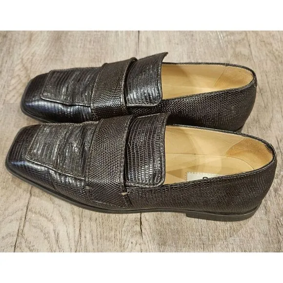 Cos brown‎ Leather slip Loafers US 7 EURO 38