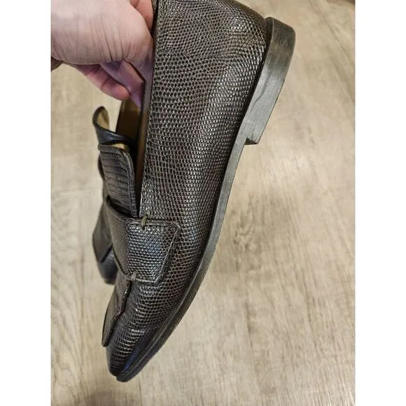 Cos brown‎ Leather slip Loafers US 7 EURO 38