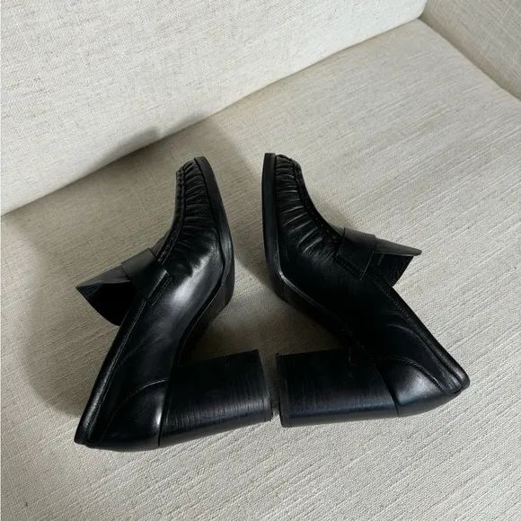 COS - HEELED LEATHER‎ LOAFERS Size -US 6