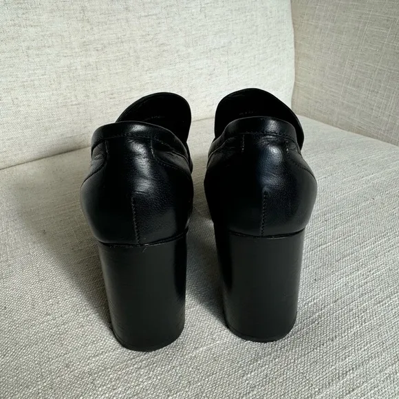 COS - HEELED LEATHER‎ LOAFERS Size -US 6