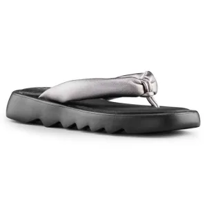 COUGAR Jasmine Metallic Leather Thong Flip Flop Sandal Slides