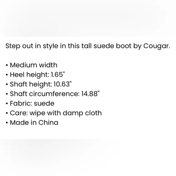 Cougar Vail Waterproof Suede Tall Boots