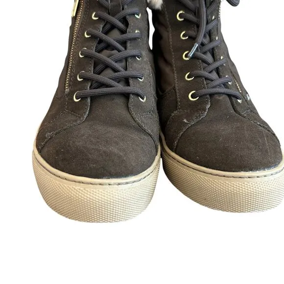 Cougar Waterproof Suede and Fur Lined Boots Sneaker Size Zipper Womens Size 9
