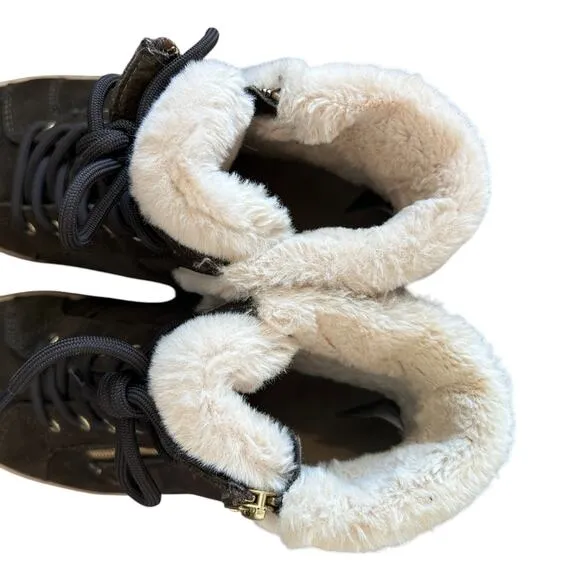 Cougar Waterproof Suede and Fur Lined Boots Sneaker Size Zipper Womens Size 9