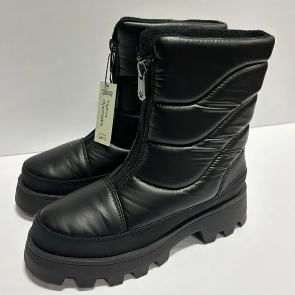 Cougar Women’s Savvy, Black Waterproof Boots, Size 7 M