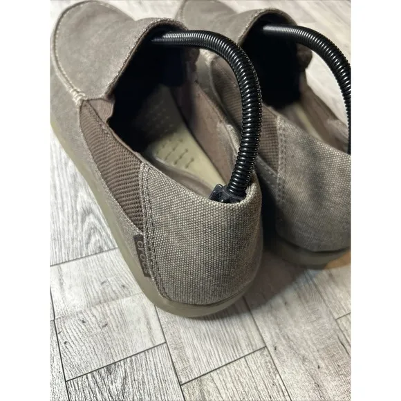 Crocs Loafers Slip On Casual Comfort Canvas Shoes Santa Cruz Lux 2 Size M9