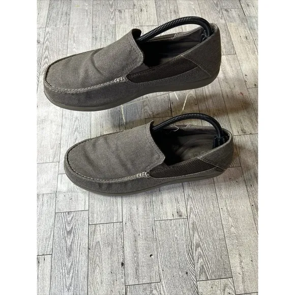 Crocs Loafers Slip On Casual Comfort Canvas Shoes Santa Cruz Lux 2 Size M9