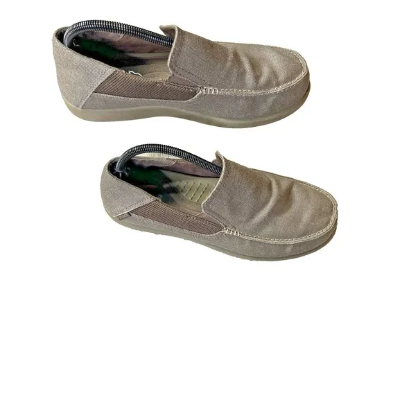 Crocs Loafers Slip On Casual Comfort Canvas Shoes Santa Cruz Lux 2 Size M9