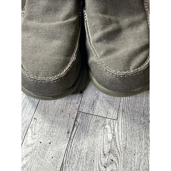 Crocs Loafers Slip On Casual Comfort Canvas Shoes Santa Cruz Lux 2 Size M9