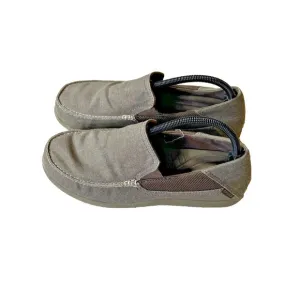 Crocs Loafers Slip On Casual Comfort Canvas Shoes Santa Cruz Lux 2 Size M9