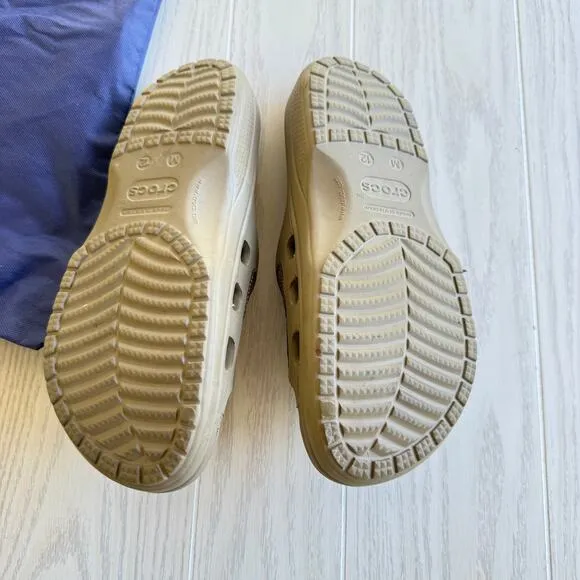 Crocs Men's Yukon Mesa Rubberized Slides Sandals Size 12 M Brown