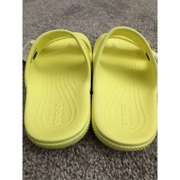 Crocs Neon Yellow Classic Slides Women’s Size 8 / Men’s Size 6