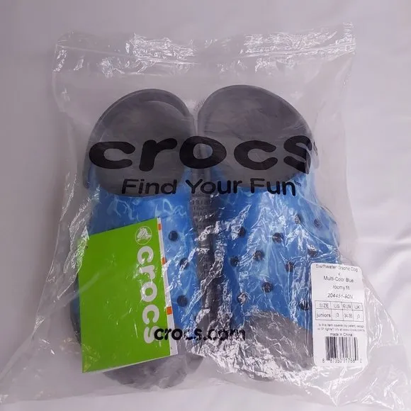 'CROCS' SWIFTWATER GRAPHIC RUGGED CLOG SLIDES