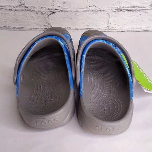 'CROCS' SWIFTWATER GRAPHIC RUGGED CLOG SLIDES