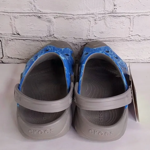 'CROCS' SWIFTWATER GRAPHIC RUGGED CLOG SLIDES