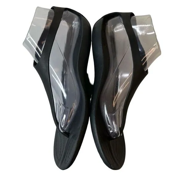 CROCS Black Sexi Flip Sandals Size 10