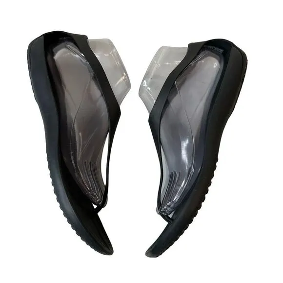 CROCS Black Sexi Flip Sandals Size 10