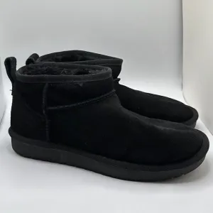 CUSHIONAIRE Women's pull on boot 8.5 BLACK