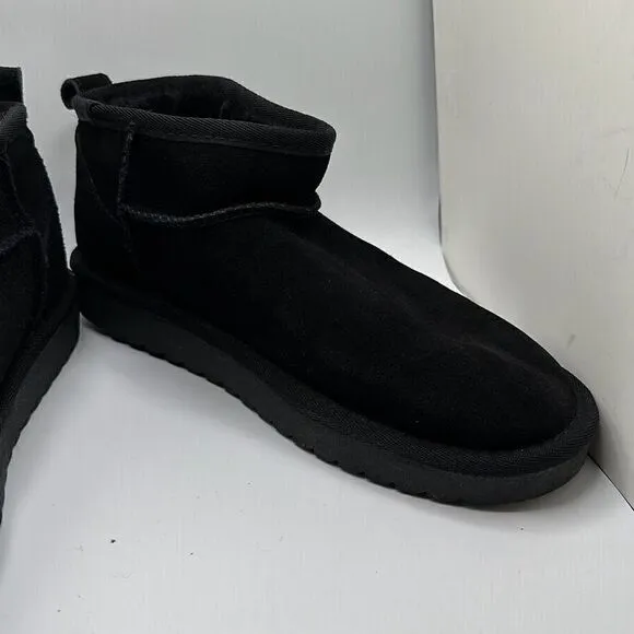 CUSHIONAIRE Women's pull on boot 8.5 BLACK