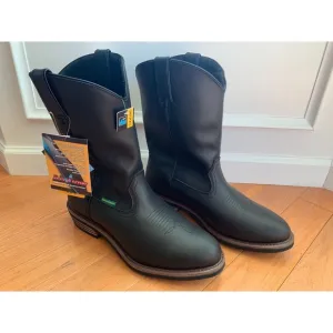 Dan Post Albuquerque Leather Boots Waterproof Black DP69680 11‎ 1/2 EW 11.5 EW