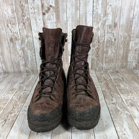 Danner Gore-Tex Leather‎ Hiking Combat Boots Brown Rugged Mountain Mens 10