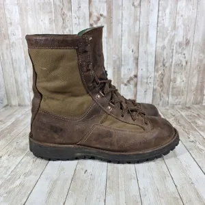 Danner Leather Hiking Boots Waterproof Work Combat Boots Brown Mens Size 10
