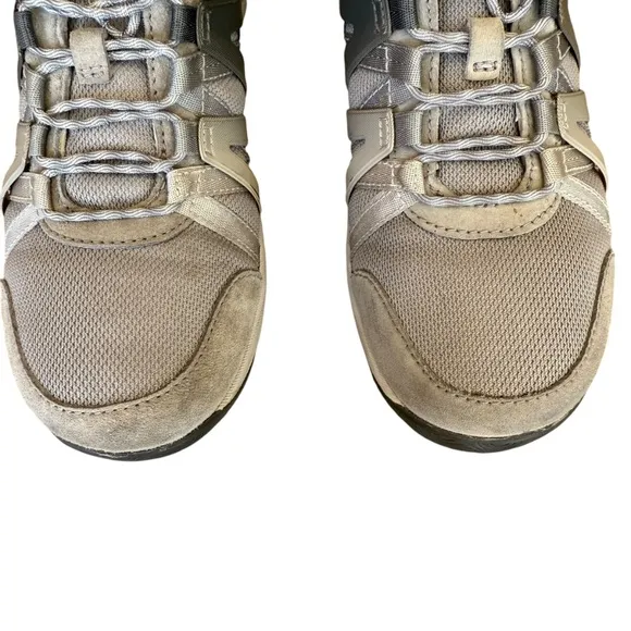 Dansko Harlyn Gray Suede &amp; Mesh Lace Up Sneakers Women's EU Size 38