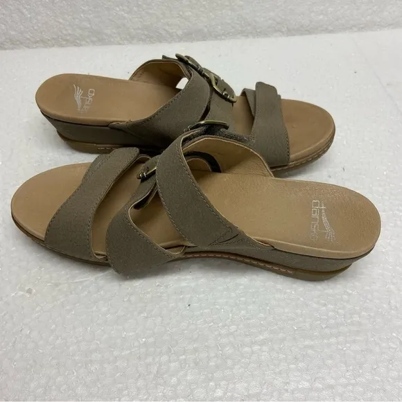 Dansko Women’s Allyson Slides Sandals Stone Size 7.5
