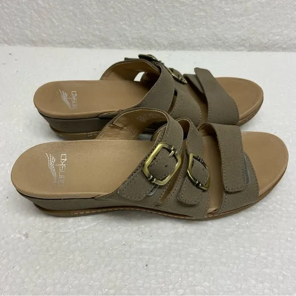 Dansko Women’s Allyson Slides Sandals Stone Size 7.5