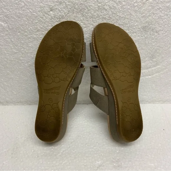 Dansko Women’s Allyson Slides Sandals Stone Size 7.5