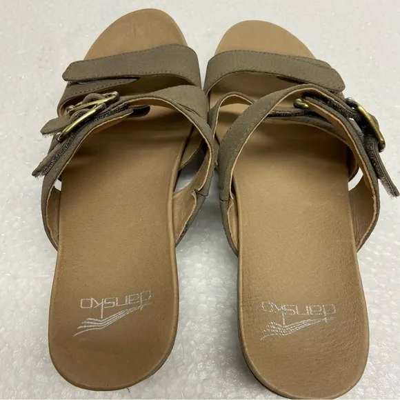 Dansko Women’s Allyson Slides Sandals Stone Size 7.5