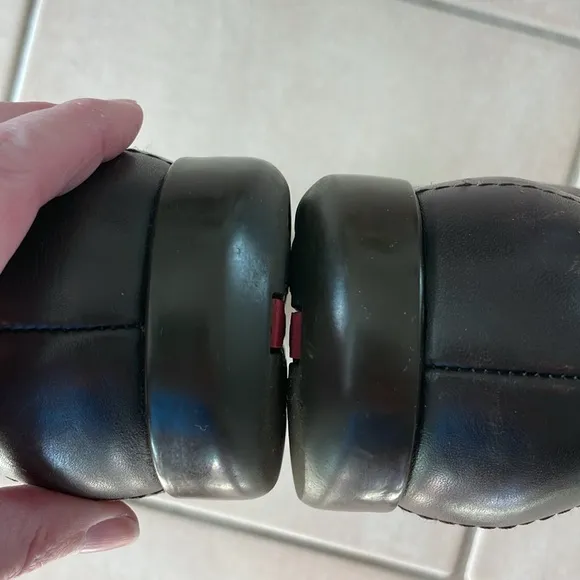 Dark brown Prada Sport loafers
