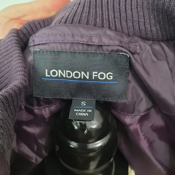 Dark Purple Fur Lined Snow Jacket