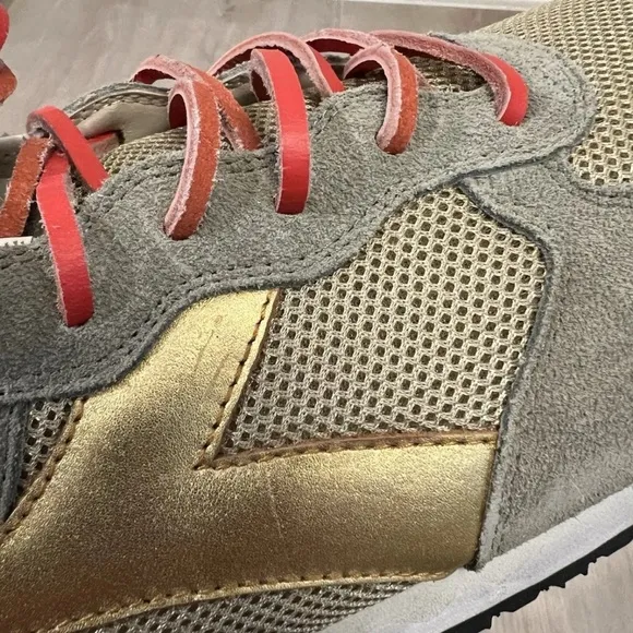 Diadora Heritage The Editor Trident Mesh Gold Premium Trainers Sneakers OG