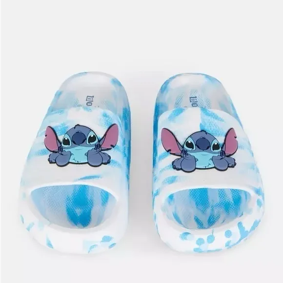 Disney | Blue Stitch Slides | Size 8 | Brand New |